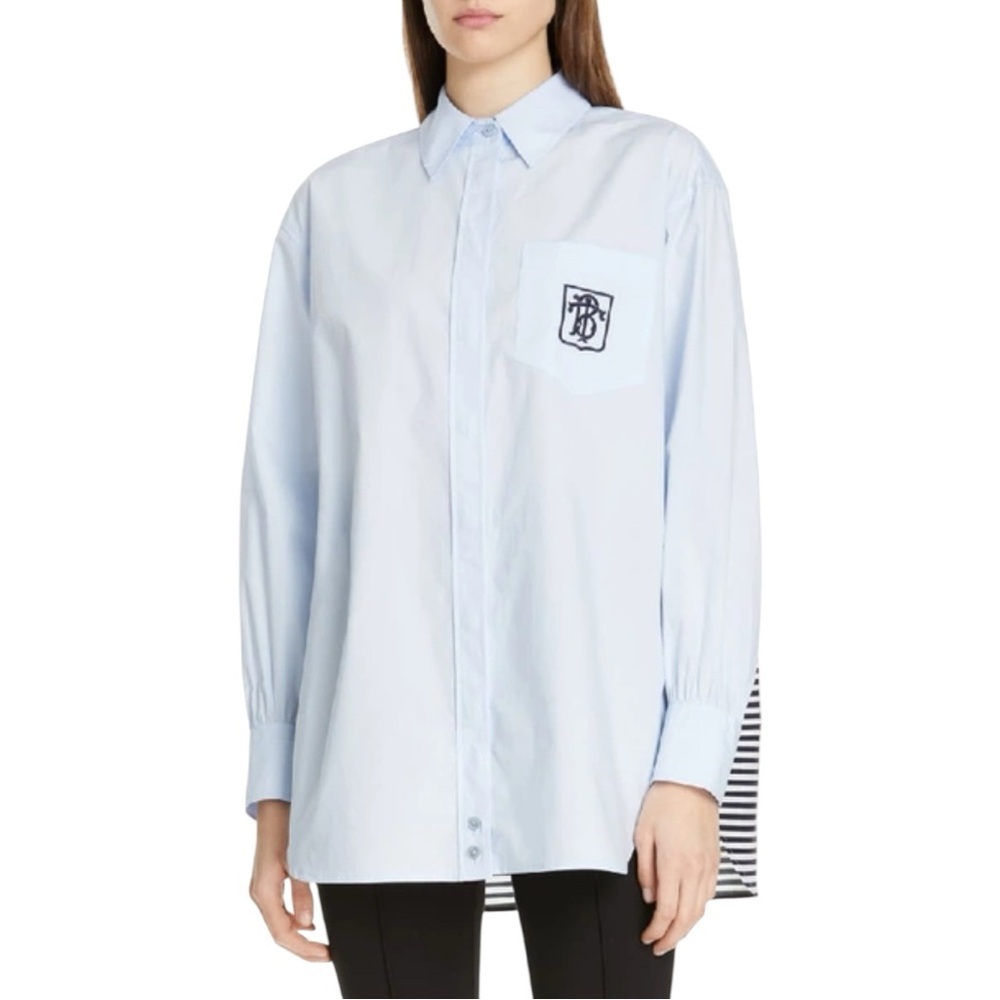 Tory Burch Light Blue Button Down Shirt